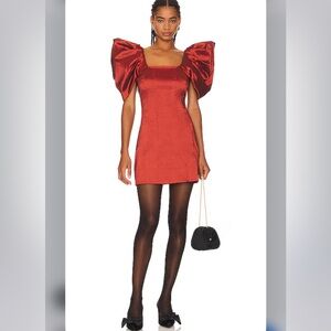 Aureta. Lisette Dress in Garnet